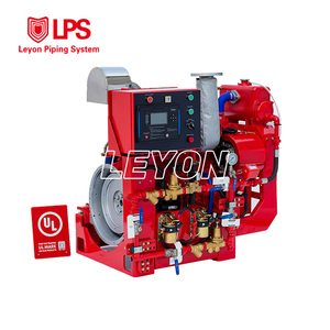 Pompa Antincendio Multistadio LEYON FM UL Conforme NFPA20, Montata su Skid, con Aspirazione Finale, Motore Diesel - Product Image 1
