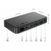Expédié de France LEMON TV BoX Interface RJ45 10M/100M Adaptatif Android 10 Affichage 4K Décodeur 2 Go RAM 8 Go ROM Double Wi-Fi BT