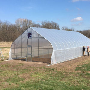 دفيئة زراعية عالية للطماطم الاستوائية، هيكل معدني للخضروات، دفيئة بغشاء للنباتات - Product Image 1
