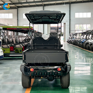Robetaa 2026 Véhicule de golf électrique de luxe 2 places homologué route avec batterie lithium 72V 105Ah certifiée CE et benne de chargement – Offre Spéciale - Product Image 5