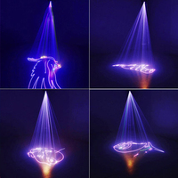 Projecteur LED pour Spectacle de Fête DJ Contrôlé par la Voix, Lumière de Scène Laser d'Animation 3D, Pleine Couleur RVB, pour l'Éclairage d'Ambiance de Festival