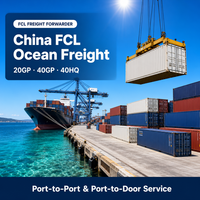 Fret maritime en conteneur complet 20GP 40HQ 40HQ, fret maritime FCL, expédition de la Chine vers les ports du monde entier