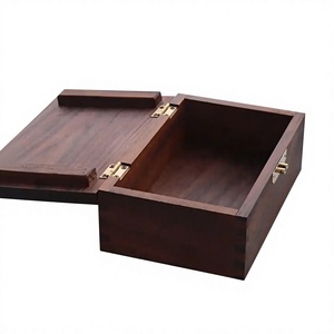 Boîte à bijoux en bois moderne écologique faite à la main, organisateur de rangement pour bijoux personnalisé pour bagues, boucles d'oreilles, colliers 182x128x85mm - Product Image 3