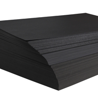 Hartkarton A3 Schwarzer Karton DIY Malpapier 120gsm-350gsm
