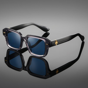 Lunettes de soleil carrées surdimensionnées UV400, lunettes de soleil rétro pour la conduite, pour hommes et femmes - Product Image 1