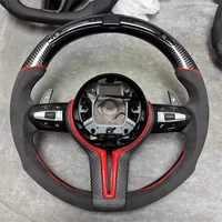 Setir Kemudi Serat Karbon Upgrade untuk BMW M1 M2 M3 M4 M5 M6 F10 F18 F11 F12 F30 X1 X2 X3 X4 X5 X6 Seri 3 Seri 5