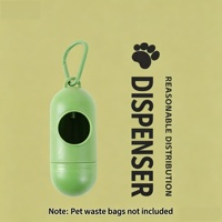 Distributeur de sacs à déjections pour animaux de compagnie, léger, se fixe facilement à la laisse pour l'extérieur