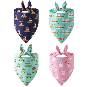 Tanpopo New Easter para perros Bufanda triangular de doble capa para perros y Mascotas - Product Image 1