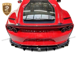 Aileron arrière en fibre de carbone style Msy pour Ferrari 812 <span class=keywords><strong>Superfast</strong></span>, prix d'usine - Product Image 3