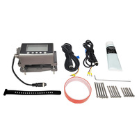 Flow Meter Ultrasonik Kompak Tipe Jepit untuk Diameter Kecil DN15-DN60 dengan Layar LCD