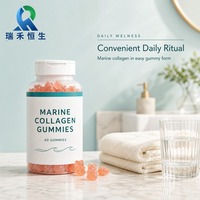 Gummies de collagène de poisson des grands fonds, saveur personnalisée, logo, marque privée, supplément beauté et bien-être, fabricant OEM ODM