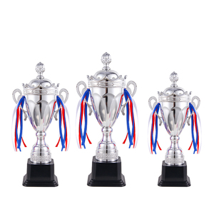 43cm - 64cm Vente en gros Trophée à bon prix Trophée en métal pour l'école Sport Jeu Trophée Souvenir Cadeau <span class=keywords><strong>Match</strong></span> Métal Argent Trophée - Product Image 1