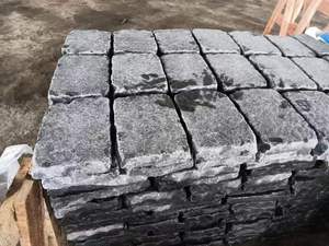 Pavé pavé de granit noir antique dégringolé pour pavage d'allée de patio - Product Image 4