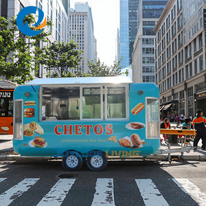 Remolque de Comida Móvil, Tienda, Salón/Remolque de Comida para Mini Bar de Concesiones, Camión de Comida, Hamburguesas con Hielo, Europa - Product Image 3