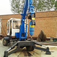 Limta Excavator Skid Steer Backhoe Loader Attachments Moteur de tarière hydraulique pour la construction de pieux