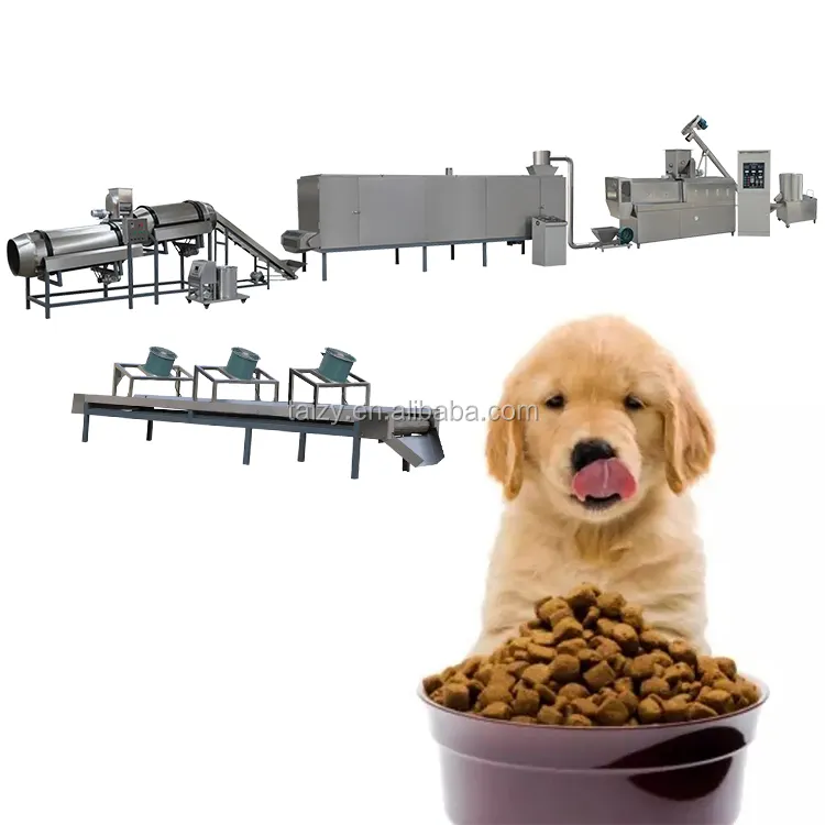 Extrusores de alimentos para animais de estimação, máquina de alimentos para 1 tonelada por dia, extrusores de alimentos para animais de estimação