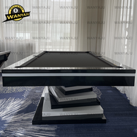 Wanyaju Table de billard conçue sur mesure 7ft 8ft 9ft Table de billard en bois Table multi-jeux avec table de ping-pong pour la maison