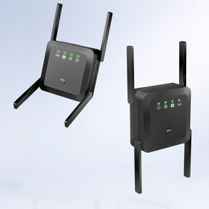 AC1200ตัวขยายสัญญาณ WiFi แบบ Dual Band 5GHz 2.4GHz บูสเตอร์สัญญาณไร้สายพร้อม4เสาอากาศ <span class=keywords><strong>WPS</strong></span> โหมดพอร์ต LAN - Product Image 3
