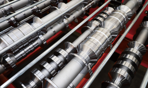 HENER Fabrik T4 T5 Dachplatten-Herstellungsmaschine Trapezförmige Wandblech-Doppeldeck-Profil IBR Dachschicht-Rollformmaschine - Product Image 6