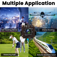 ELP Módulo de cámara USB de alta velocidad sin distorsión de 2MP 260fps 120fps 60fps OV4689 Lightburn Cámara industrial Controlador gratuito para PC, Pi