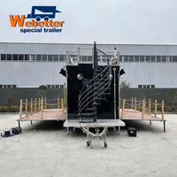 Food truck pliable Webetter pour kebab, poulet rôti, tacos, bar mobile, café, thé, camion à glaces avec équipement de cuisine complet