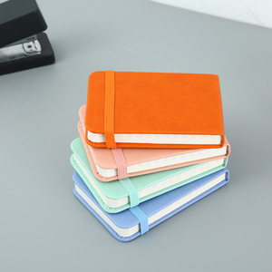 Libreta de Cuero de Alta Calidad Mini A7 con Encuadernación Térmica, Banda Elástica y Bolsillo Portátil para Apuntes Diarios de Estudiantes - Product Image 3