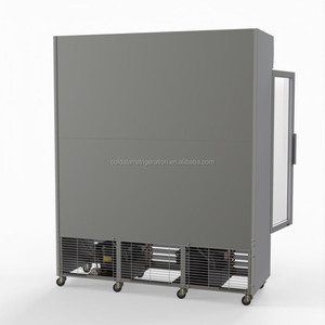 Refrigerador/gabinete refrigerados de la exhibición de la refrigeración del ventilador de una sola temperatura comercial con la capacidad de Glassdoor 1600L 3-Door - Product Image 4