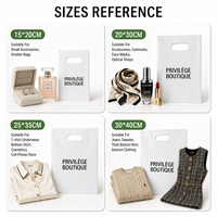 Sacs de courses écologiques personnalisés avec logo pour magasins de vêtements et boutiques, impression multicolore, adaptés à la promotion de marques de détail