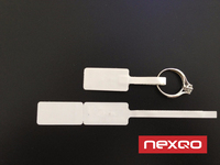 Mini etiqueta RFID UHF, sistema de gestión de inventario de joyas de oro y plata con diamantes, comunicación NFC, frecuencia de 860-960MHz