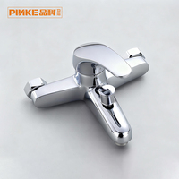Mitigeur de douche mural thermostatique moderne 3 voies en alliage de zinc, chaud/froid, design minimaliste