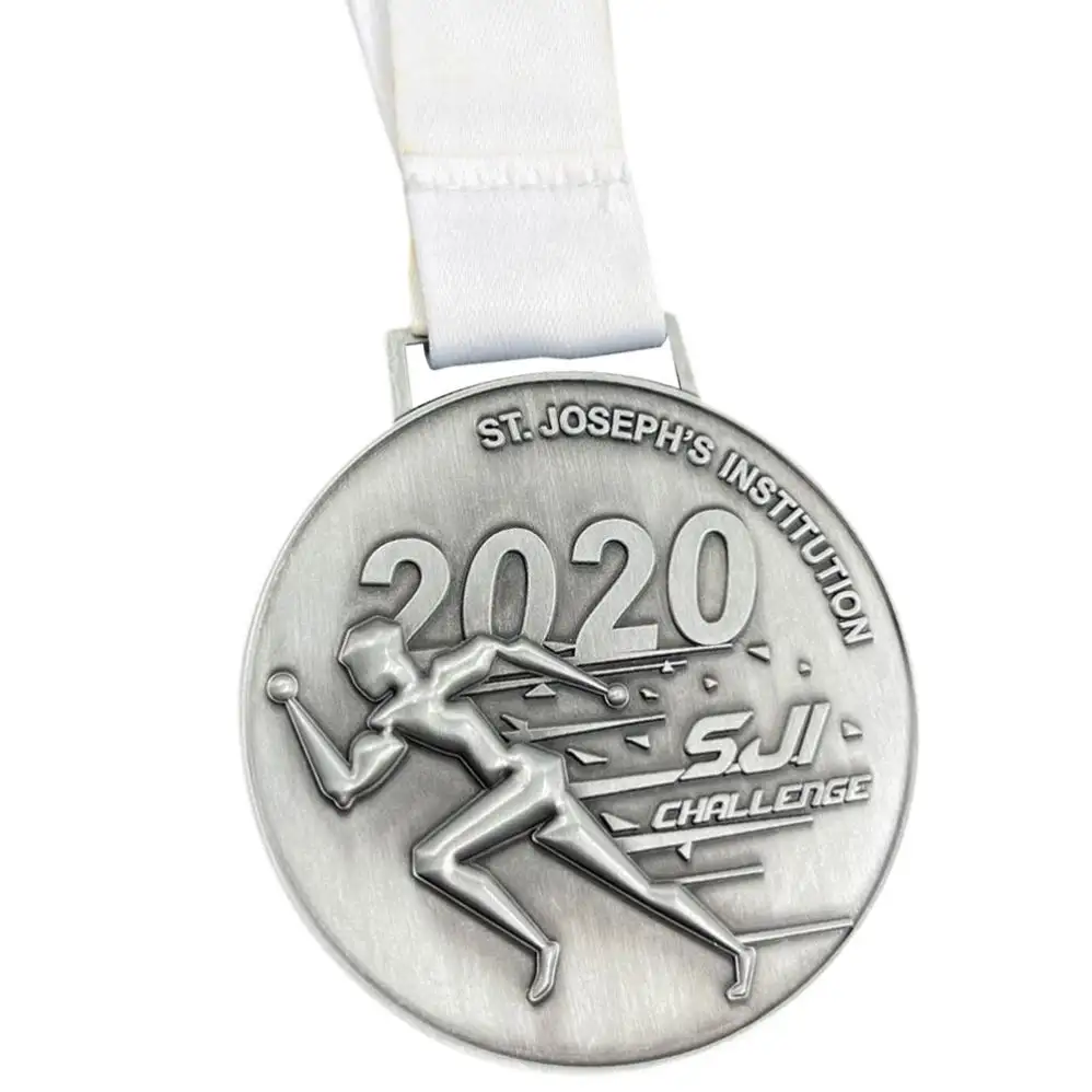 Zhongshan manufacturer OEM logo 3D running race metal custom sport medal