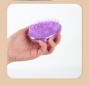 Brosse à shampooing en forme d'oeuf étoilé fabricant professionnel brosse à <span class=keywords><strong>cheveux</strong></span> peigne à oeufs de mode dessin animé mignon - Product Image 6