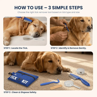 Trousse de premiers soins pour animaux de compagnie personnalisée, imperméable, trousse de secours pour chat et chien, trousse de premiers soins médicale pour animaux de compagnie pour les promenades, la randonnée, le camping, la voiture et la maison