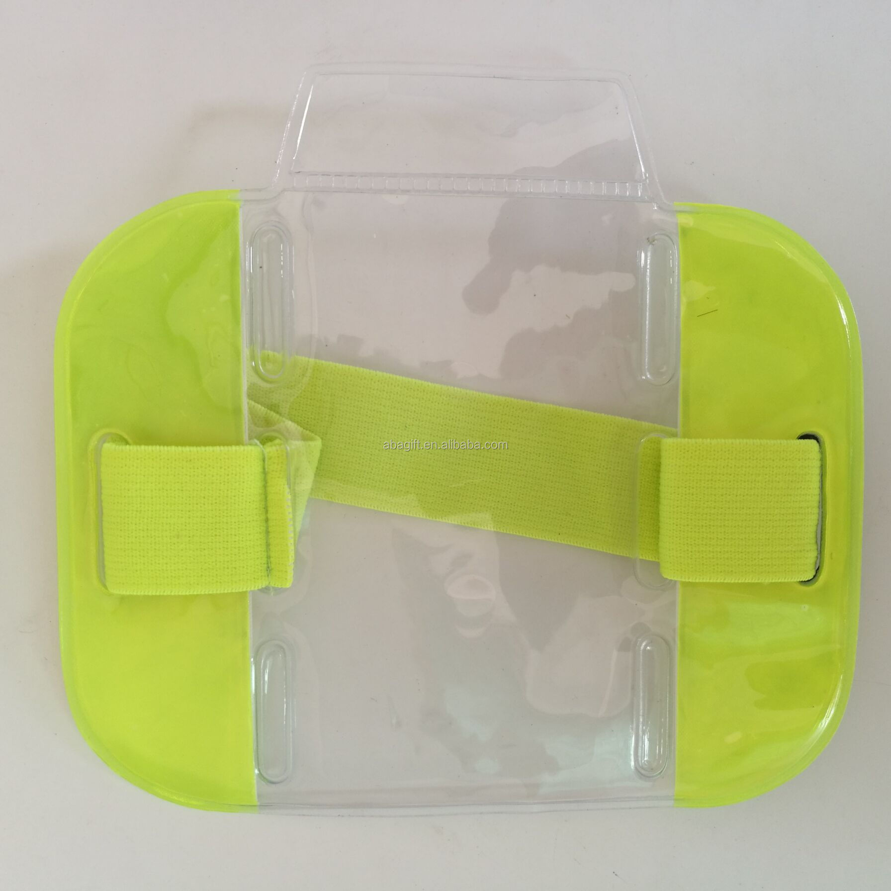 Неоновые Светоотражающие ПВХ повязки карты знак держатель