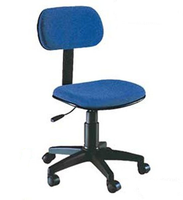 Chaise en plastique PE, chaise pivotante réglable en hauteur, chaise avec dossier en plastique pour l'école, le bureau