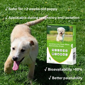 Gouttes contre les puces, les tiques, les acariens et les nématodes, protection mensuelle douce, sans danger pendant la grossesse et la lactation, savoureuses pour les chiens à usage domestique de 4 à 10 kg - Product Image 6