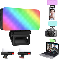 Avec batterie intégrée 3000A adaptée au téléphone portable selfie fill-in light RGB right light short video recording LED ring light