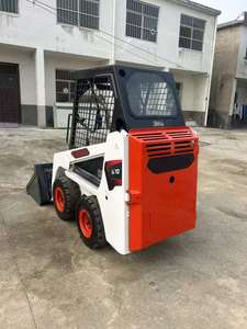 Mini-chargeuse sur pneus d'occasion S70 de 2 tonnes, chargeuse frontale compacte pour la construction agricole - Product Image 2