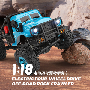 Wltoys 184020 Coche RC Miniatura 1:18 2.4G con Luces LED 4WD Todoterreno Eléctrico Vehículo Crawler Camión de Control Remoto Juguete - Product Image 5