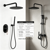 Système de douche moderne pour salle de bain, pomme de douche de plafond, douche de pluie, kit de robinetterie de douche, douches de bain, ensemble de douche encastré