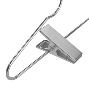 <span class=keywords><strong>Deluxue</strong></span> Gold Roségold Metalldraht Kleiderbügel für Hosen mit Clips - Product Image 4
