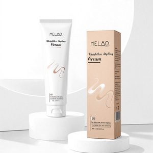 Crème Coiffante Végane à Base d'Huile de Coco, Protection Anti-Statique, Fini Brillant, Tenue Longue Durée, Pour Cheveux Abîmés, Effet Léger - Product Image 6