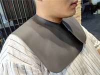 Tablier en Silicone doux pour Salon de coiffure, coupe de cheveux, teinture, coiffage, cou, épaules, cape, châle, bouclier, couverture, collier
