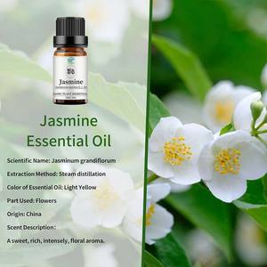 Aceite Esencial de Jazmín 100% Puro Prensado en Frío de Grado Cosmético - Hidratante y Aclarante para el Cuidado de la Piel Corporal 10ml - Product Image 1