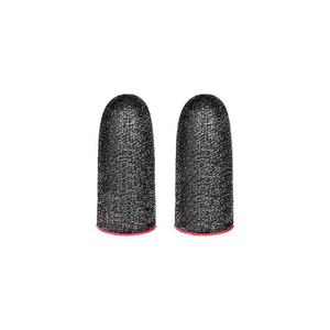 Smartphone Gaming Doigt Gants Anti Sueur Argent Fibre Haute Sensibilité pour IOS Android Jeux Enfants Jouant - Product Image 1