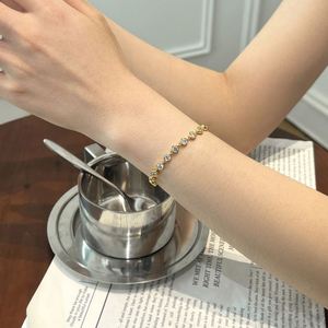 Dylam Elegance Fashion Fine Women Jewelry Accessories 18K Gold Plated S925 Silver 5A Cubic Zirconia Tennis <b>Bracelets</b> - Product Image 4