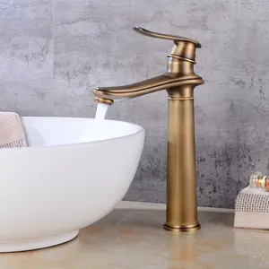 Basin Sink Kitchen Faucet European Style Copper Antique Basin Faucet