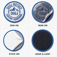 Écussons brodés personnalisés, appliques thermocollantes écologiques, badges brodés en tissu sergé OEM à faible MOQ pour vêtements, chapeaux et sacs
