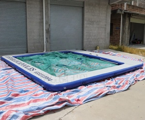 Meilleur filet de profondeur de 6,5 pieds Piscine gonflable à méduses 5x5 mètres Piscine à mailles flottantes pour adultes JUMPFUN - Product Image 4