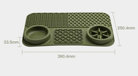 Tapis de léchage premium pour animaux de compagnie, gamelle carrée en silicone écologique de qualité alimentaire pour chiens et chats, vente en gros OEM ODM